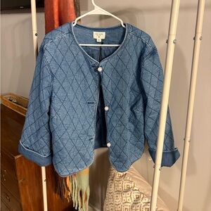 kate spade Light Blue Denim Shirt Jacket